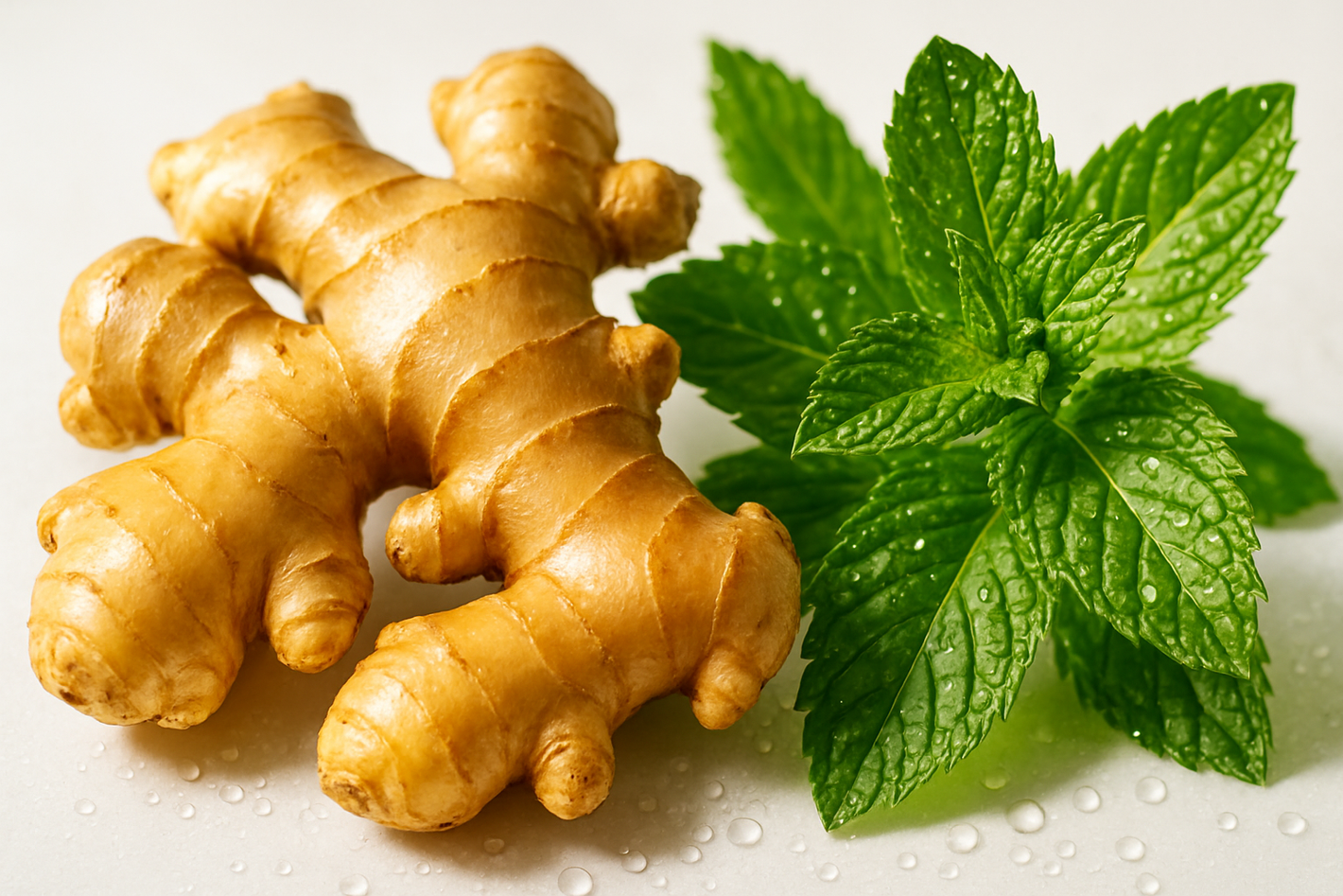 invigorating ginger and mint